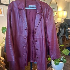 Vintage leather coat